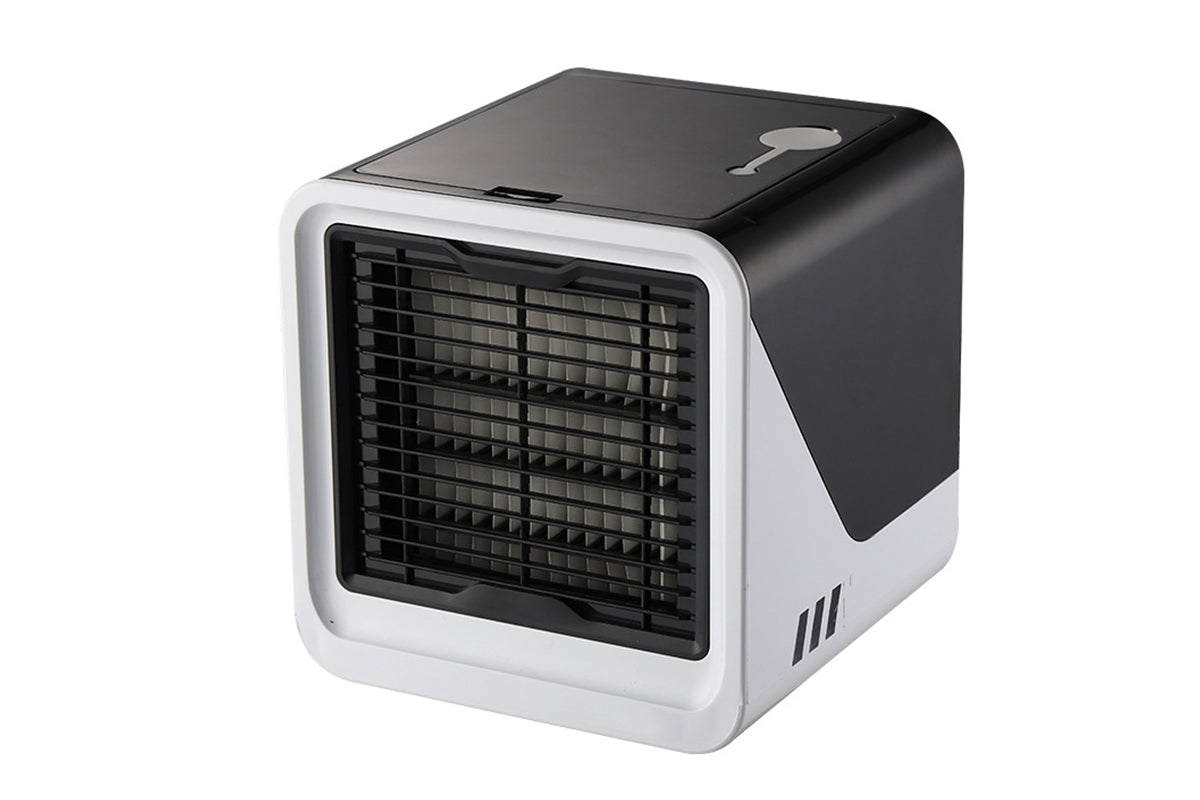 Corded Mini Air Cooler Personal Desktop Air Conditioner Fan 3-Speed Cooling Fan