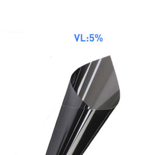 300x50CM Car Window Tint Film Black Roll Car Shade Heat Resistant For Windshield-VLT 5 Percent
