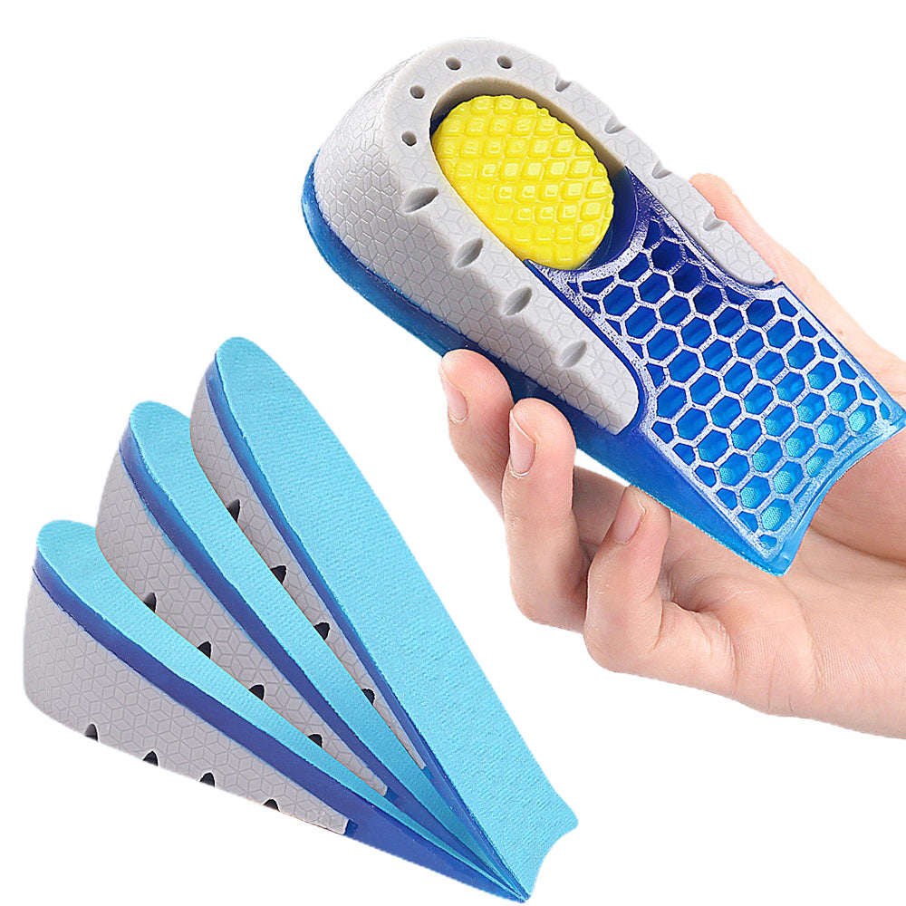 Men Women Invisible Height Increasing Insoles Heel Lifts For Shoes