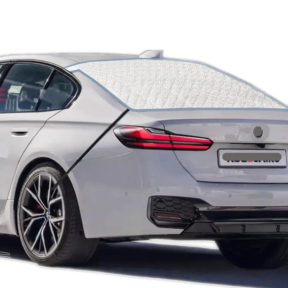 Car Rear Windscreen Snow Cover with Windproof Elastic Straps