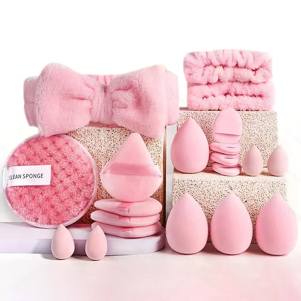 Makeup Sponge Set with Storage Case