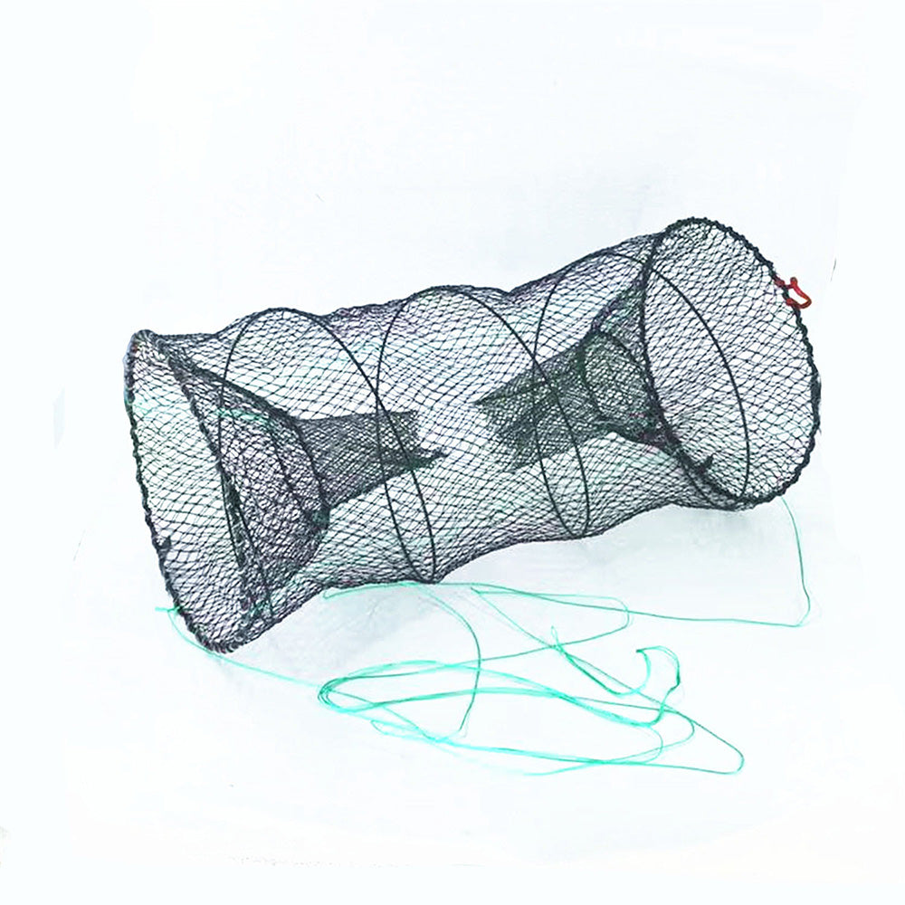 Fishing Bait Trap with Pull Rope Collapsible Fish Net for Ponds Lakes