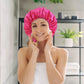 Double Layer Satin Bonnet Double Layer Wearable Adjustable Drawstring Sleep Cap