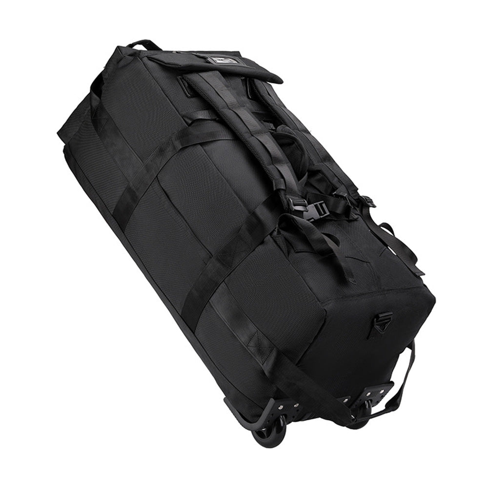 90 L Foldable Oxford Rolling Duffle Travel Bag with 3 Carry Modes