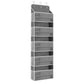 5-Tier Over the Door Hanging Storage Organizer with 10 Side Mesh Pockets