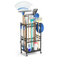 Garden Tool Organizer with Wheels Steel Rack Stand Heavy Duty Holds 35 Tools