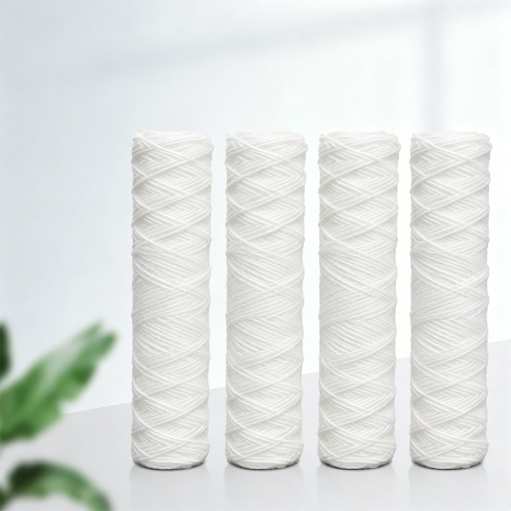 5 Pack 25.4 cm String Wound Sediment Water Filter for Water Filtration