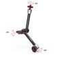 SmallRig11 Inches Adjustable Articulating Magic Arm with Super Clamp and 1/4" Thread Holes for LCD Monitor LED Lights and Cameras