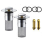 2Pcs Universal Bathroom Sink Pop-Up Stopper Drain Filter