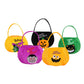 5 PCS Plush Cartoon Pumpkin Bags for Halloween Candy Toys and Gifts