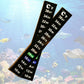 10Pcs Aquarium Thermometer Fish Tank Stickers Temperature Strip Dual Scale Stickers