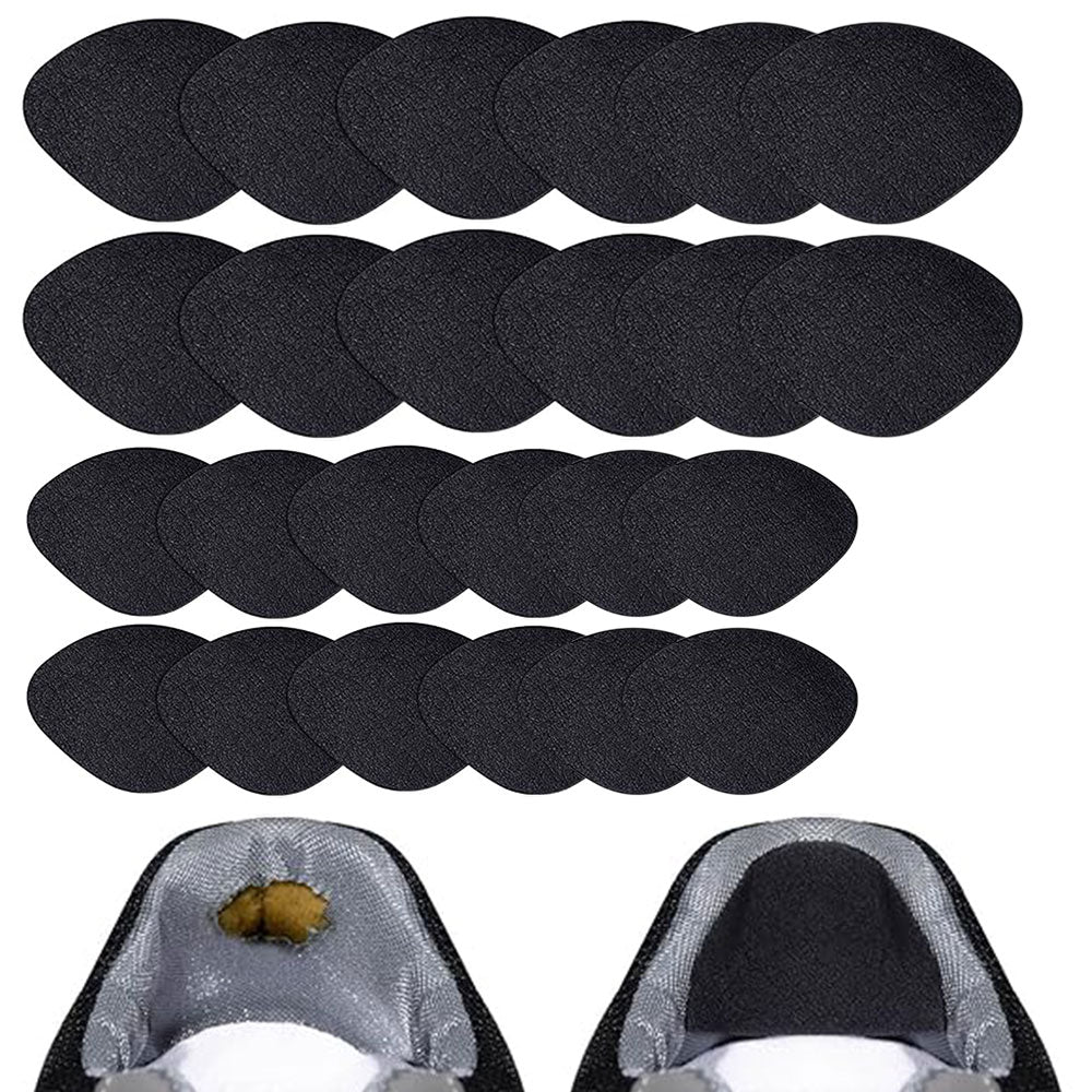 24Pcs Shoe Patch For Hole Self-Adhesive Shoe Heel Repair for Leather Shoes High Heel