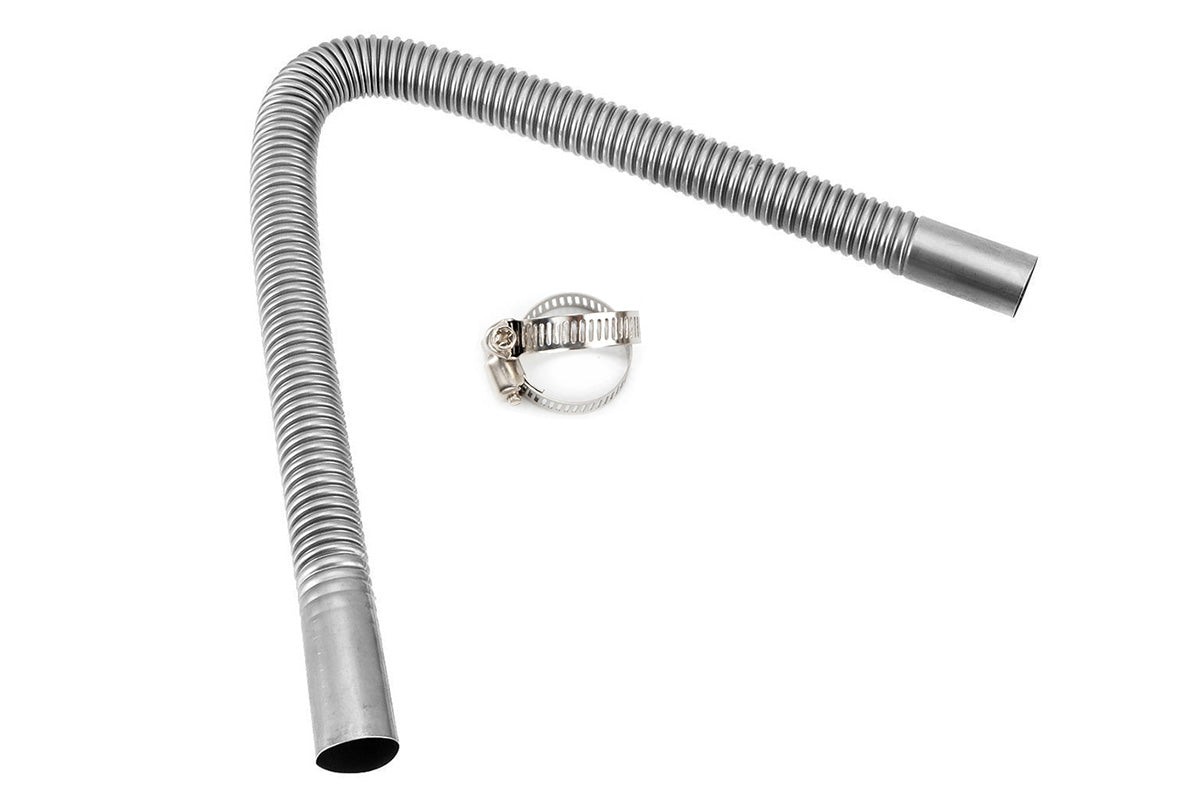 Parking Exhaust Pipe Stainless Steel 60-200 cm for Cars Trucks and Vans