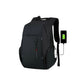 Reflective Laptop Backpack with USB Charging Port Anti-thief Travel Business Backpack