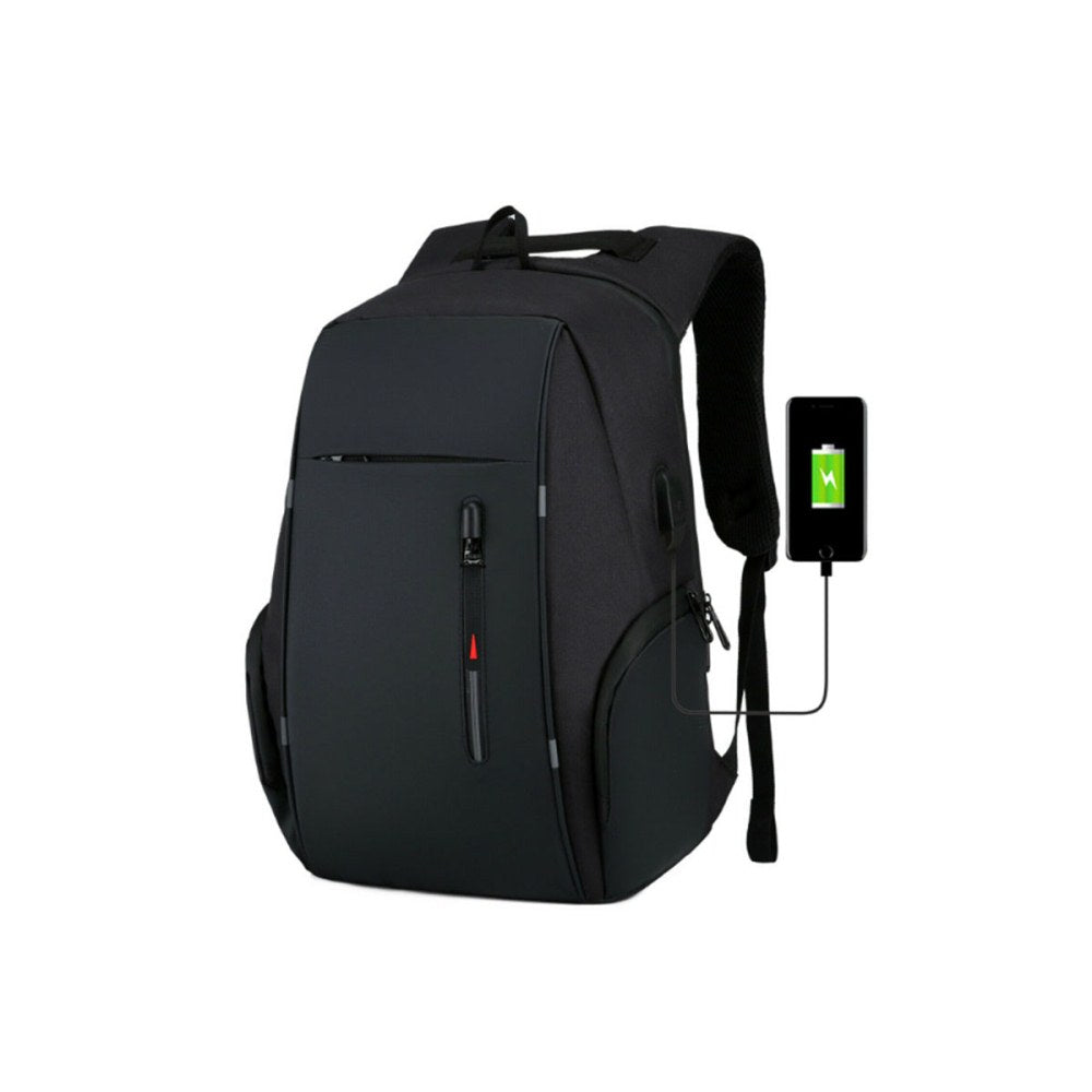 Reflective Laptop Backpack with USB Charging Port Anti-thief Travel Business Backpack