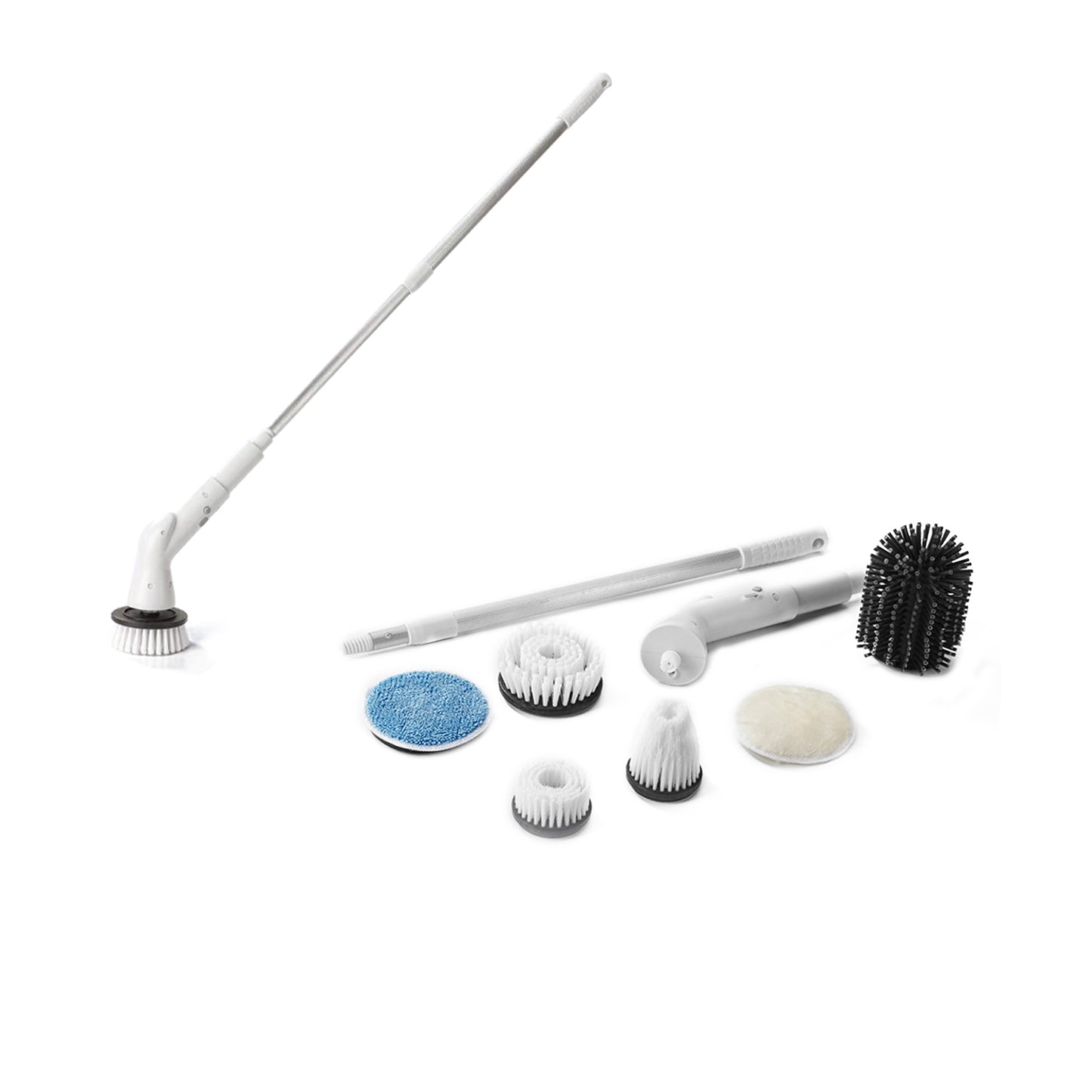 Electric Spin Scrubber Electric Cleaning Brush with 6 Replaceable Brush Heads