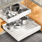 Expandable Slide-Out Cabinet Pantry Shelves Storage