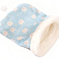 Warm Sherpa Pet Sleeping Bag Pet Sleep Sack Comfortable Pet Bed Bag