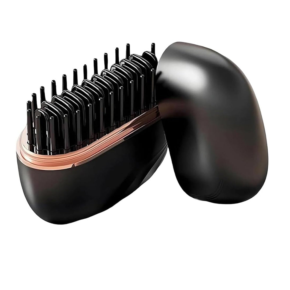 Mini Hair Straightener Rechargeable Wireless Portable Hair Comb for Women