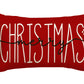 Merry Christmas Throw Pillowcase Rectangle Lumbar Winter Holiday Cushion Cover
