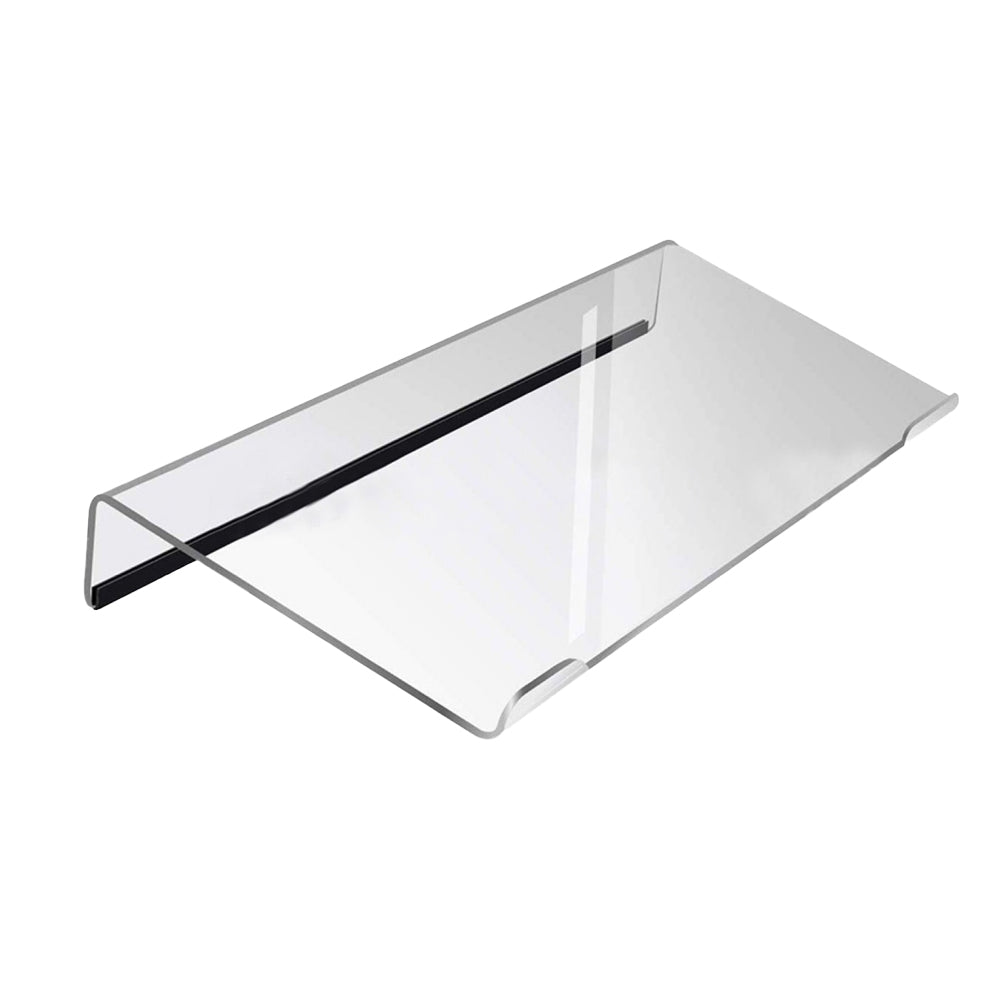 Clear Acrylic Tilted Computer Keyboard Holder for Easy Ergonomic Typing