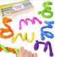 6PCS Sensory Fidget Toys Flexible Fidget Sticks Stress Relief Toys For ADHD
