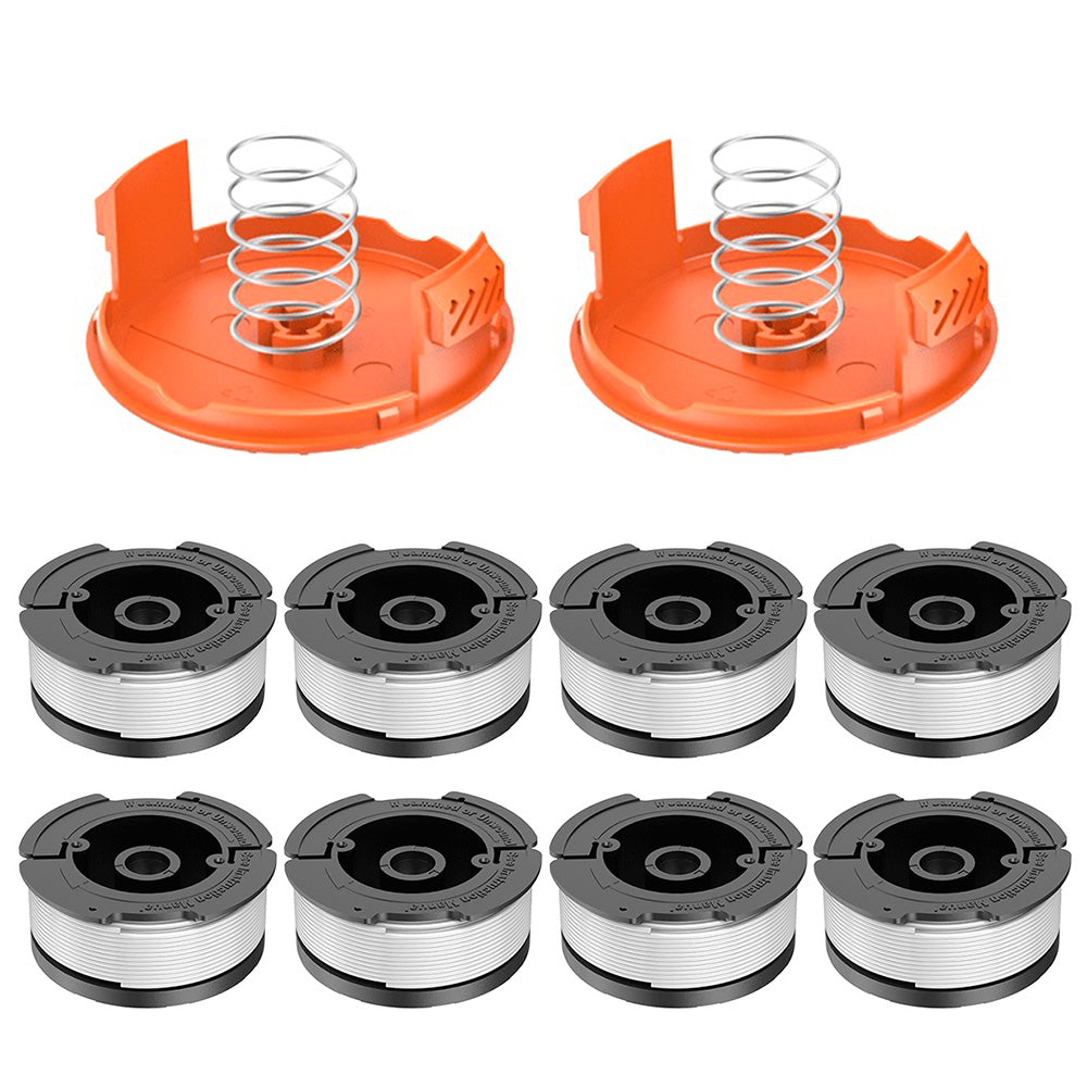 12 Piece AF 100 Replacement Spool Set for Black Decker Grass Trimmer