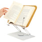 Adjustable Book Holder Stand with 360 Degree Rotating Bases for Reading