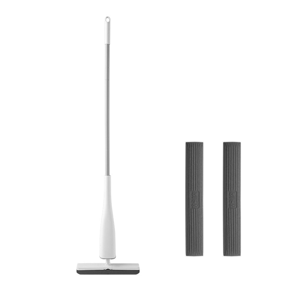 Self-Wringing Mop with 2 Replaceable Sponge Mop Heads