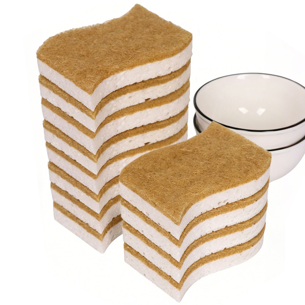 Sponge Kitchen Dish Sponge Compostable Coconut Cellulose Dish Scrubber