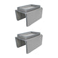 2Pcs Sofa Armrest Storage Bag With 5 Pockets