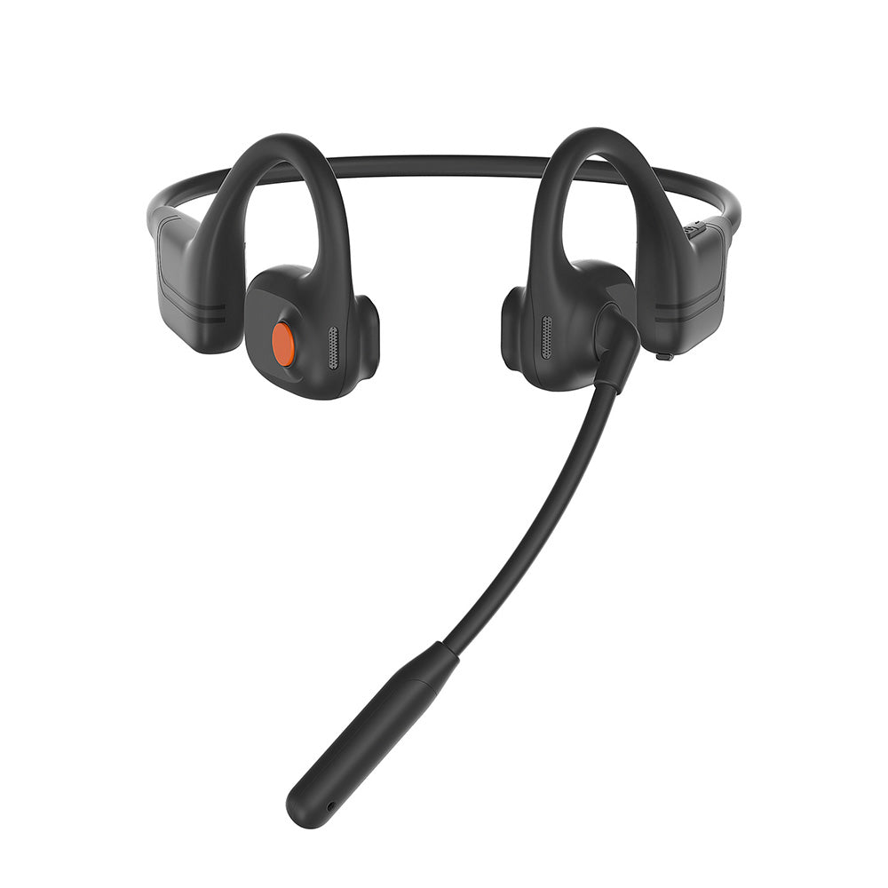 Open Ear Air Conduction Bluetooth Headphones with Noise Canceling Mic for Sports Office