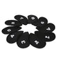 10Pcs Golf Club Iron Head Covers Protector Set for 3-9 A SW PW Clubs