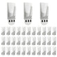 36 Pack Removable No Drill Adhesive Square Wall Hooks