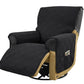 Water Resistant Quilted Recliner Chair Cover Anti-Slip Recliner Sofa Protector with Storage Pockets