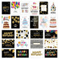 24 Pack Blank Birthday Cards with Envelopes for Party Invitations