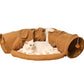 Cat Tunnel Bed for Indoor with Collapsible Washable Design