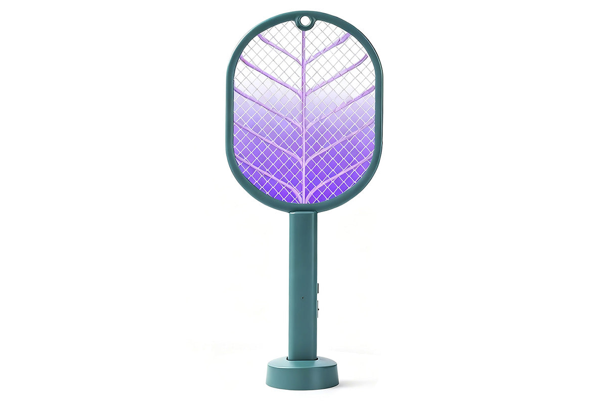 2 In 1 Electric USB Rechargeable Fly Swatter Mosquito Killer Racket
