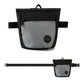 Hands-Free Dog Treat Pouch with Adjustable Belt and Quick Access Waste Bag Dispenser