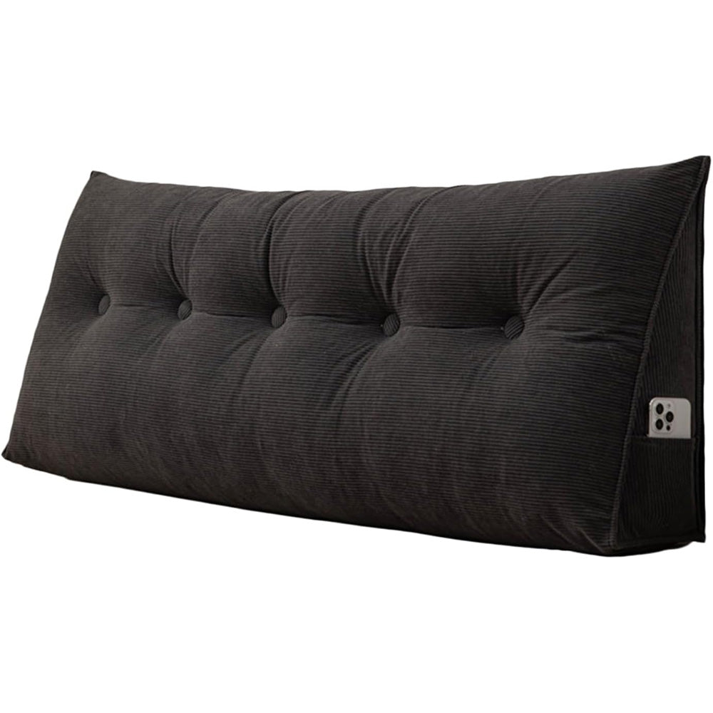 Headboard Pillow Triangle Backrest Wedge Cushion for Bed Sofa Dorm Room
