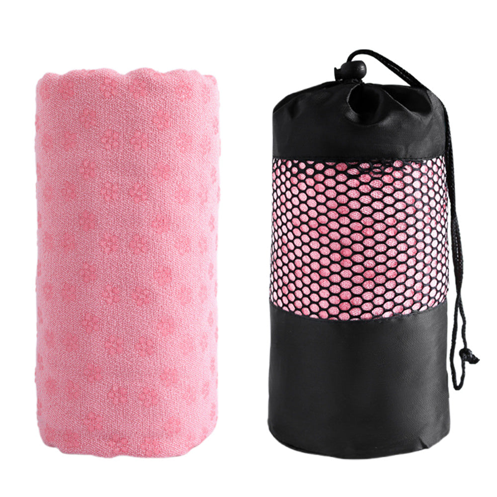 Non Slip Yoga Towel Mat with Microfiber for Gym Hot Yoga Pilates Workout