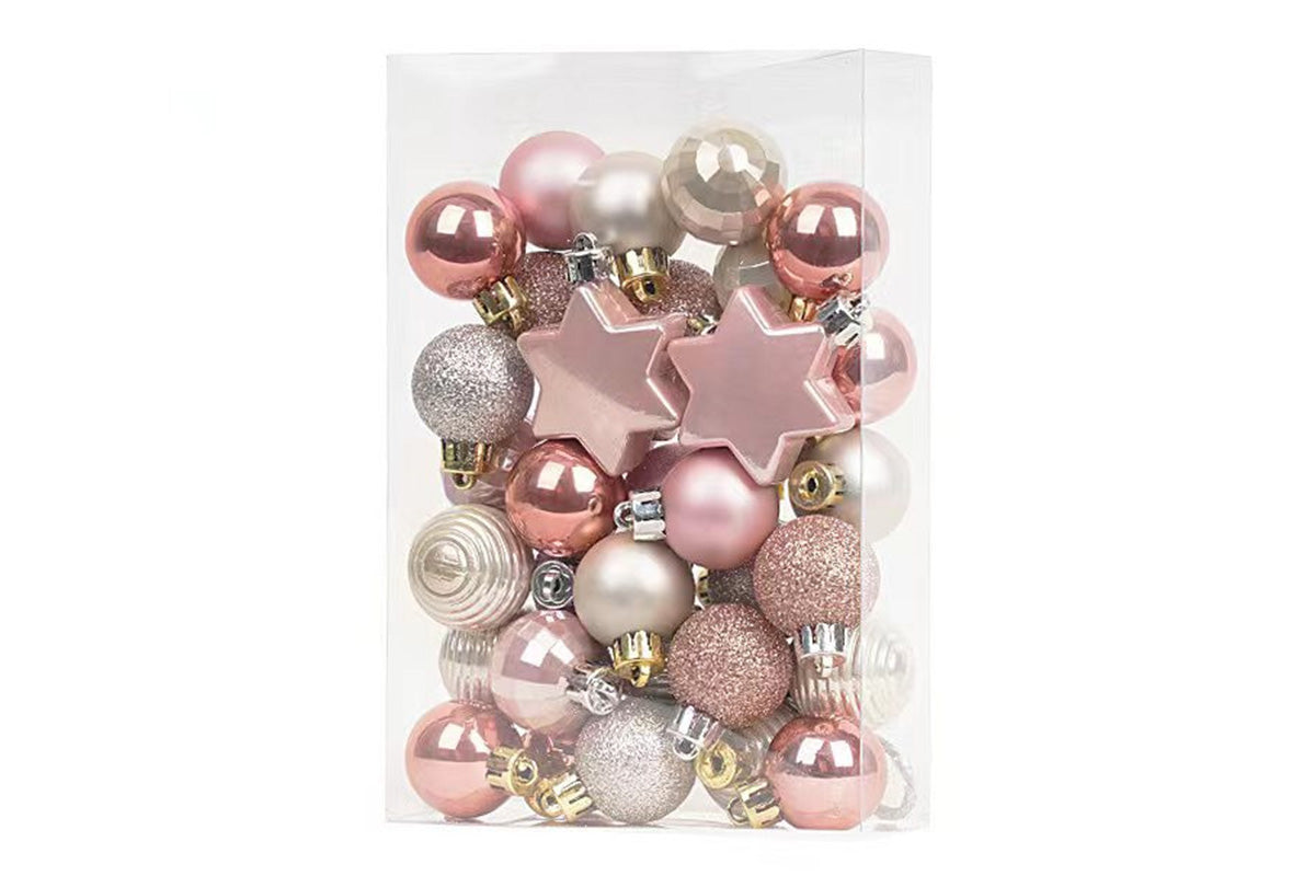 33Pcs Christmas Tree Baubles Decorations for Holiday Party Wedding