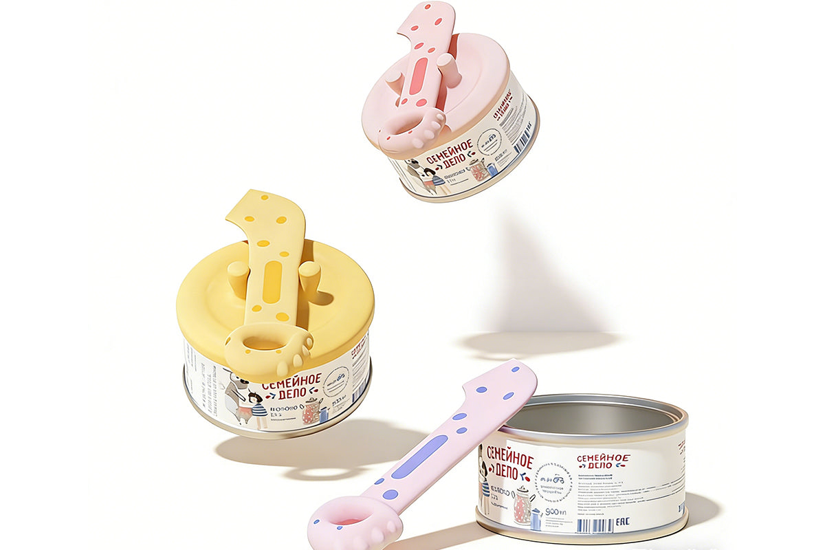 3-in-1 Silicone Pet Food Can Lid and 3-in-1 Can Scoop Wet Food Opener