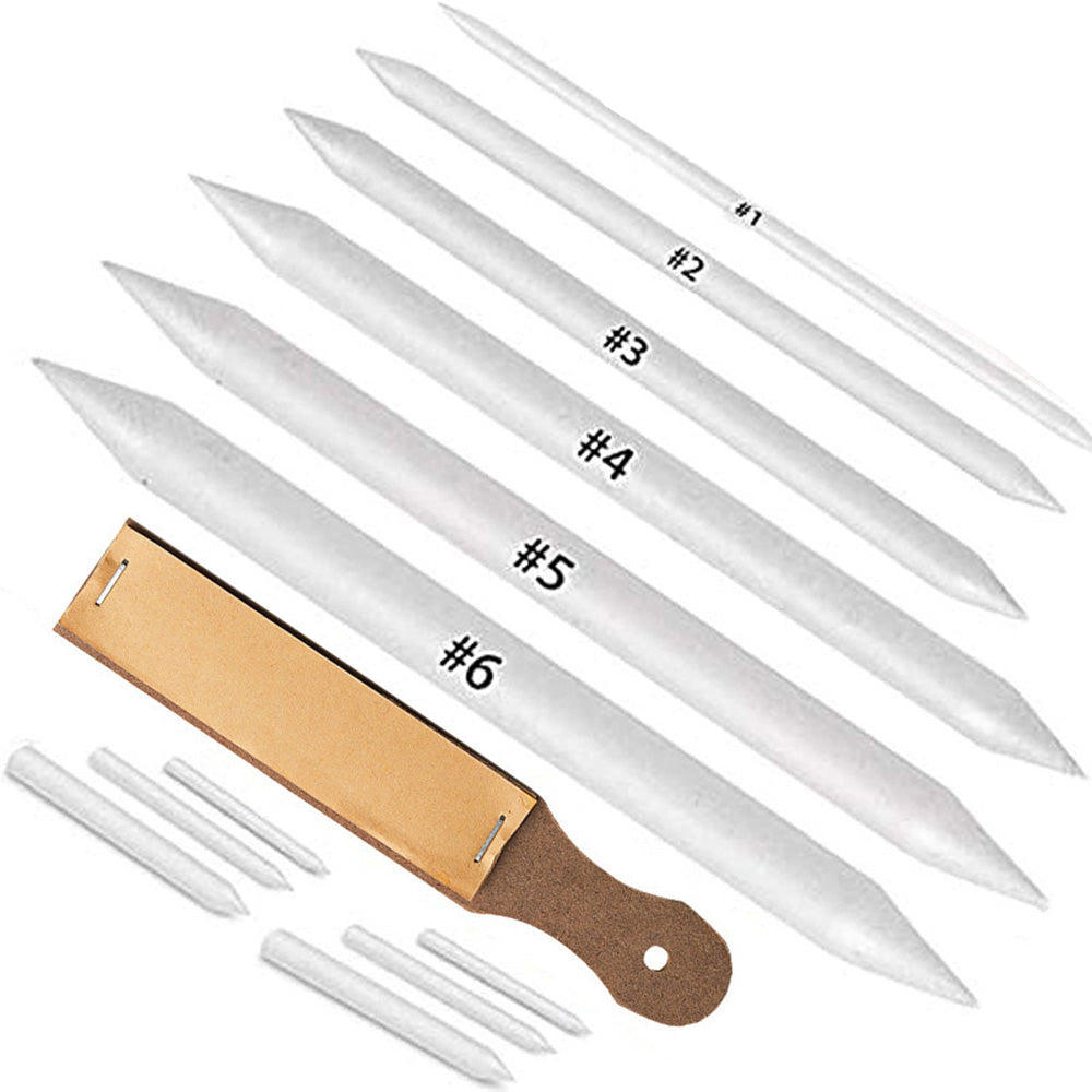 Paper Blending Stumps and Sandpaper Sketching Art Tool Set
