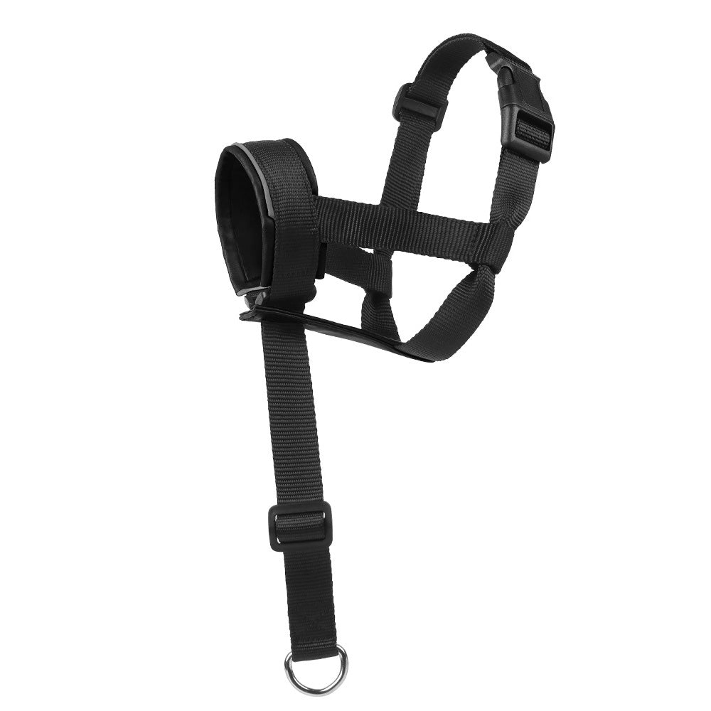 Adjustable Dog Head Collar with Padded Nose Loop for Training