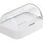 2pcs Soap Dish with Drip Tray Self-Adhesive Wall-Mounted Drain Tray Bar Soap Holder