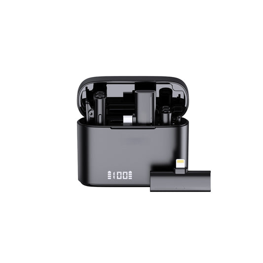 Wireless Microphone for iPhone Android Lav Mic Noise Reduction for Video Recording Vlog