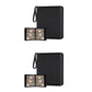 2Pcs 900 Slots 9 Pockets Card Album Collectors Folder Zipper Bag