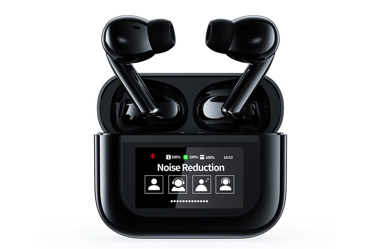 Wireless Earbuds Bluetooth 5.4 Earbuds with Touch Screen Noise Cancelling Headphones