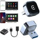 Wireless CarPlay Adapter with USB-A and USB-C Extension Cables Convert